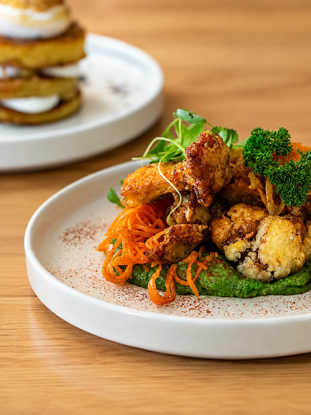 A savoury plate served at Akin Cafe
